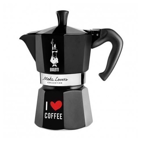 CAFETERA BIALETTI MOKA 6TZAS BLACK LOVERS